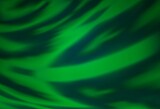 Light Green vector abstract blurred layout.