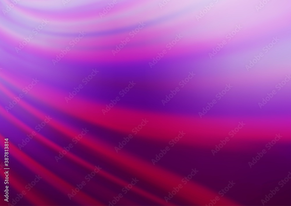 Fototapeta premium Light Purple vector abstract bokeh pattern.