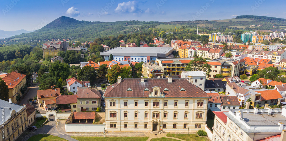 Panorama of the Stepana monastery in Litomerice, Czech Republic