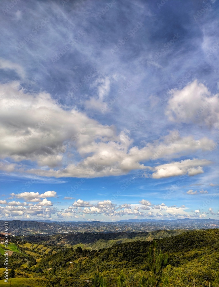 Naklejka premium landscapes mountains beaches forests