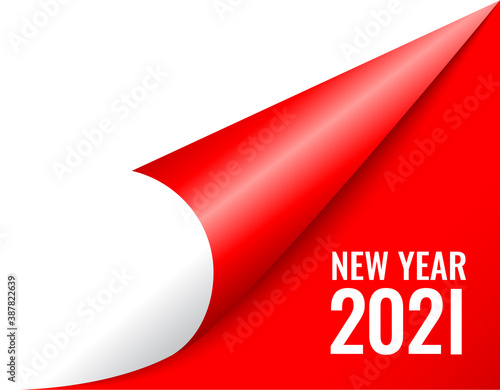 2021 new year coming soon, calendar page