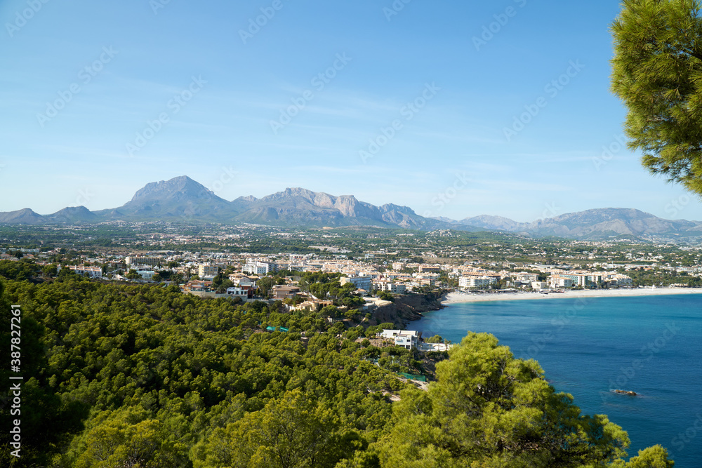 Views from L'Albir, walking to lighthouse, Alfás del Pí, Altea and Calpe.