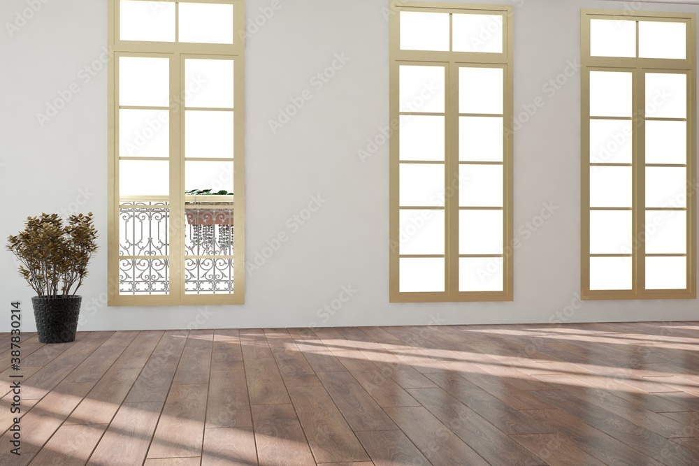 Fototapeta premium Modern interior design. 3D illustration