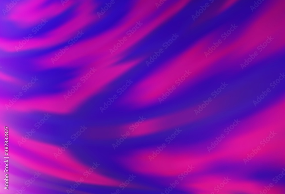 Obraz premium Light Pink, Blue vector glossy abstract backdrop.