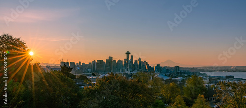 Sunrise from Kerry Park, Seattle, WA