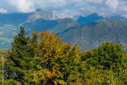 Soca Valley  Julian Alps  Municipality of Kobarid  Slovenia  Europe