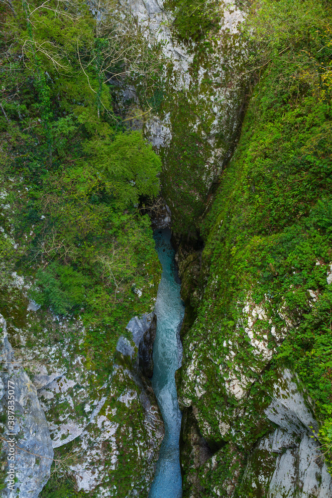 Tolmin Gorges, Soca Valley, Triglav National Park, Julian Alps, Municipality of Tolmin, Slovenia, Europe Tolmin Gorges, Soca Valley, Triglav National Park, Julian Alps, Municipality of Tolmin, Slovenia, Europe