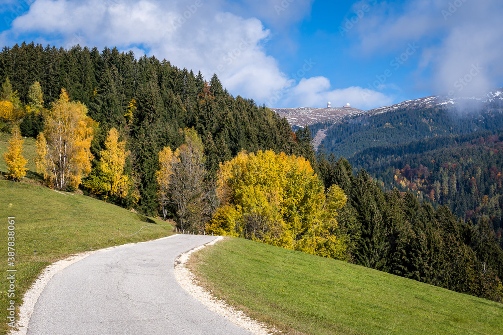 autumn mood on the koralpe ,carinthia ,austria autumn mood on the koralpe ,carinthia ,austria
