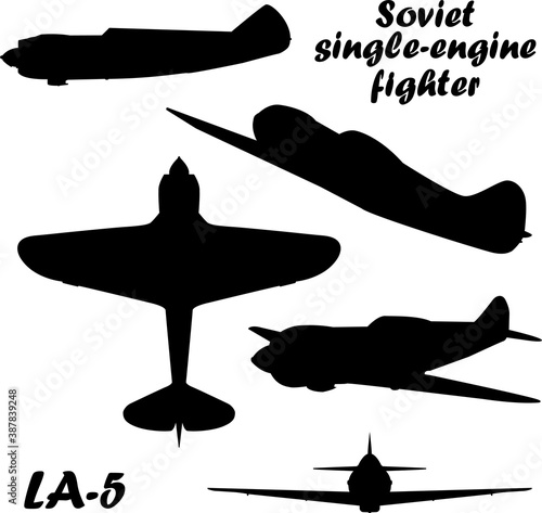 LA-5 - soviet single-engine fighter