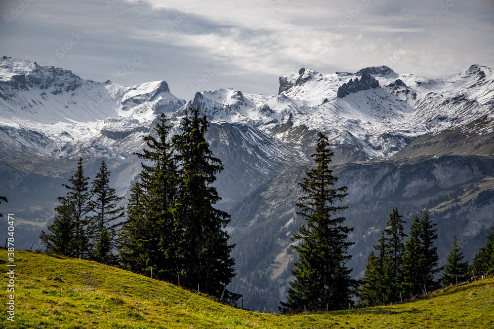 The wonderful mountains of the Swiss Alps - travel photography