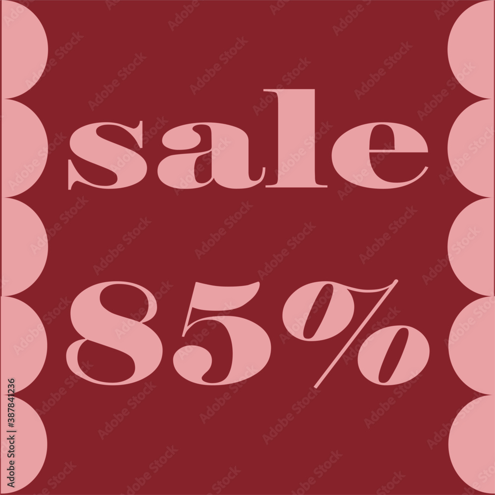 Fototapeta premium vector illustration of discounts, 25%, 50%, 75%, discounts, discount shopping, big discounts, buy profitably, discount flyers, discount cards