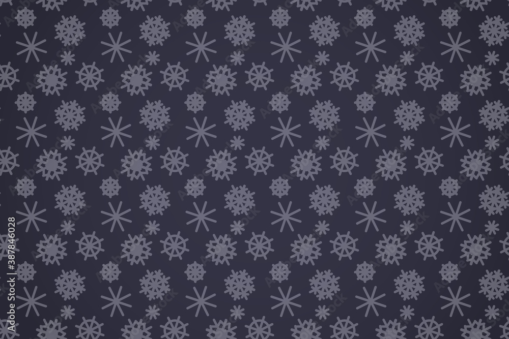 New Year's pattern. Snowflakes on a blue background. New Year's pattern. Snowflakes on a blue background.
