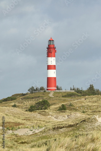 Lighthouse, Isle of Amrum, North Frisian islands, Schleswig-Holstein, Germany