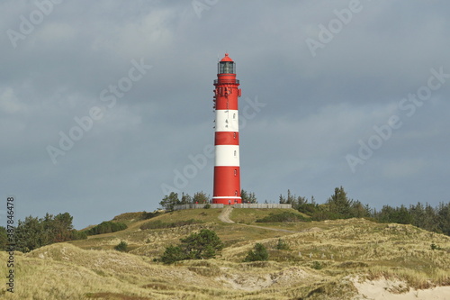 Lighthouse  Isle of Amrum  North Frisian islands  Schleswig-Holstein  Germany