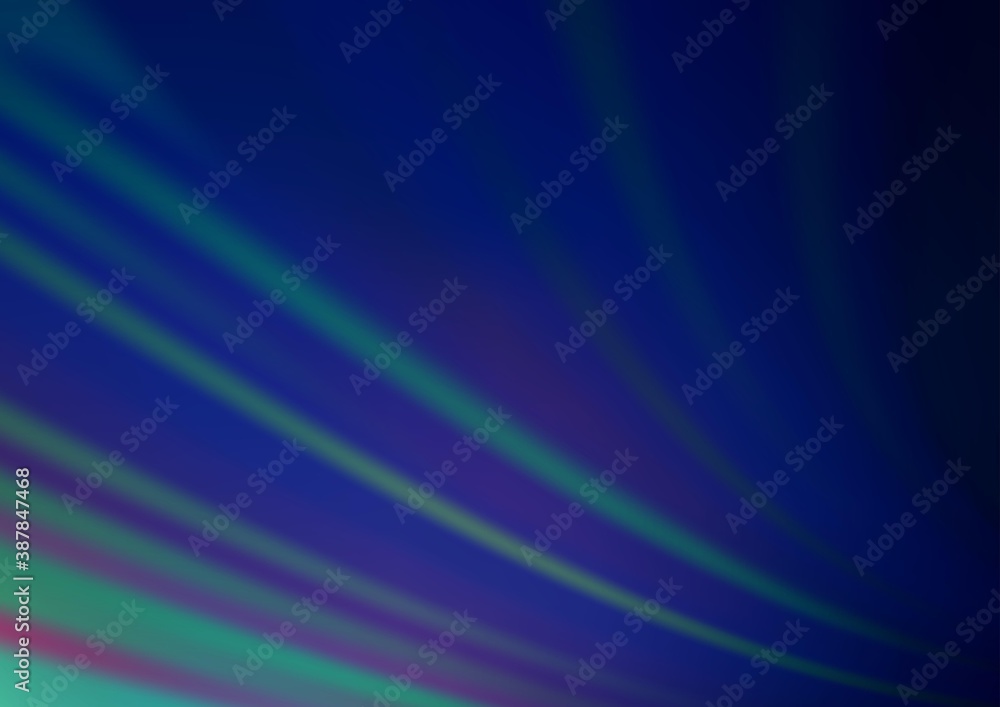 Dark BLUE vector blurred shine abstract pattern. Dark BLUE vector blurred shine abstract pattern.