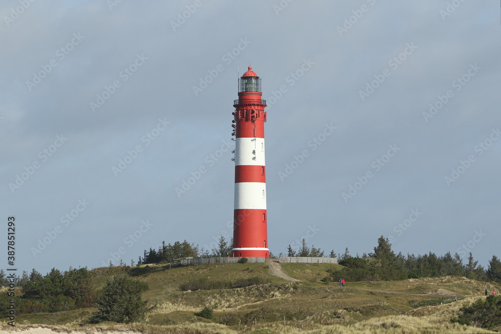 Lighthouse, Isle of Amrum, North Frisian islands, Schleswig-Holstein, Germany Lighthouse, Isle of Amrum, North Frisian islands, Schleswig-Holstein, Germany
