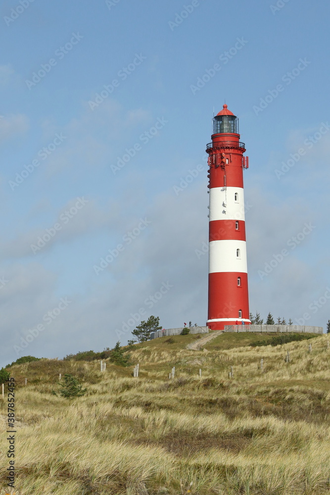 Lighthouse, Isle of Amrum, North Frisian islands, Schleswig-Holstein, Germany