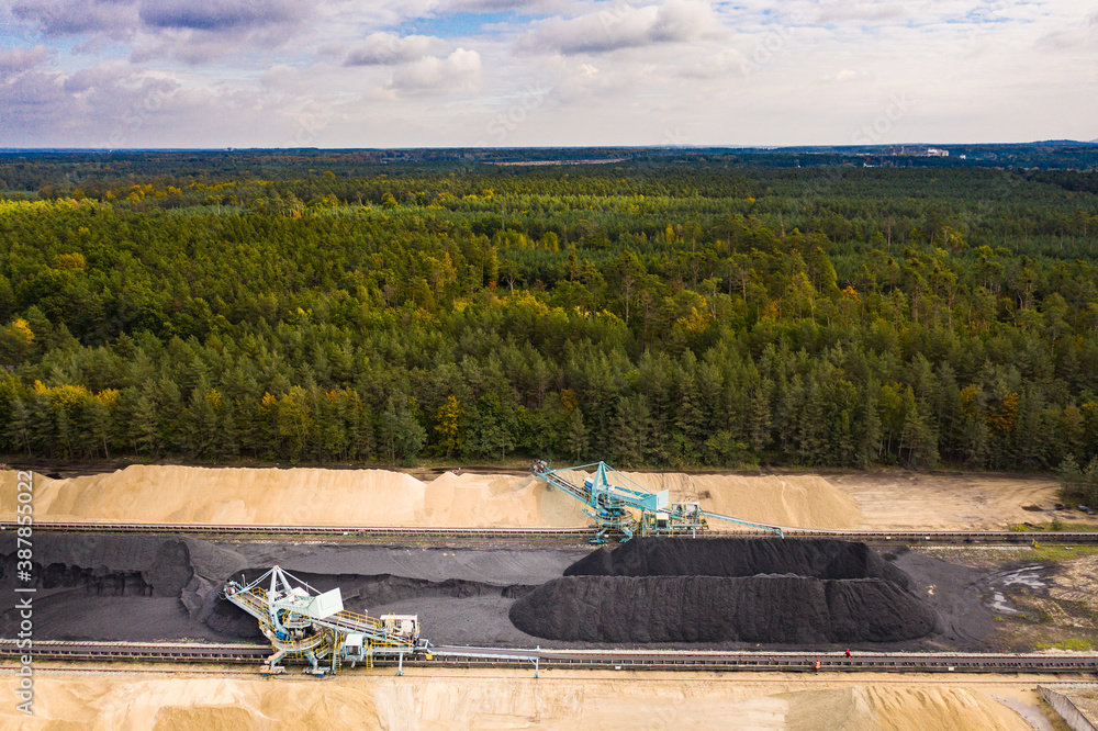 belt conveyor - application in a cement plant