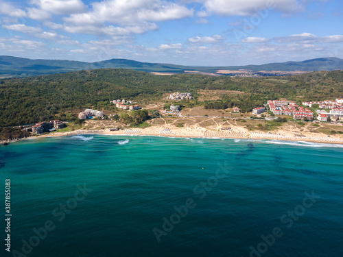 Aerial view of Smokinya Beach near Sozopol, Bulgaria