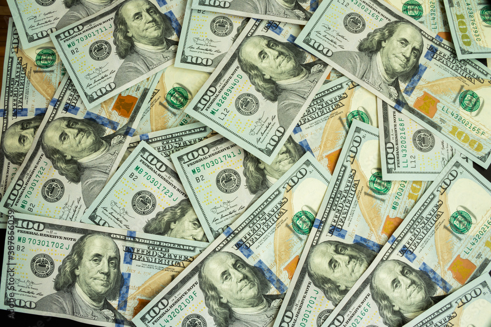 Dollars seamless background. High resolution seamless texture Dollars seamless background. High resolution seamless texture