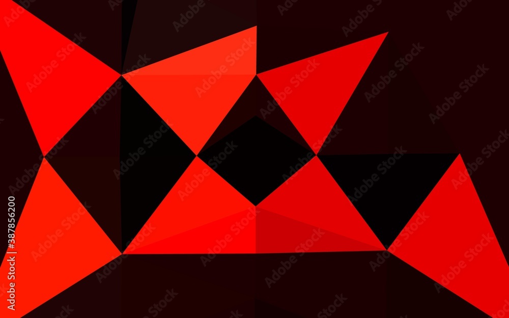 Light Red vector polygon abstract background. Light Red vector polygon abstract background.