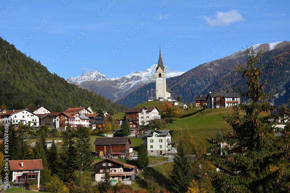 Schmitten, Kanton Graubünden, Schweiz