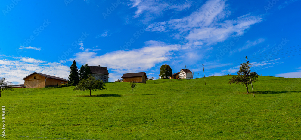Obraz premium Herbststimmung im Kanton Appenzell Ausserrhoden / Schweiz
