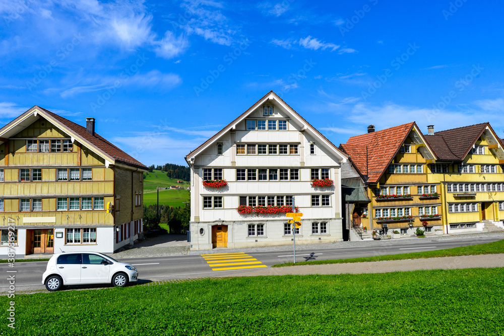 Hundwil im Kanton Appenzell Ausserrhoden, Schweiz