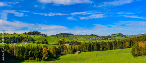 Herbststimmung im Kanton Appenzell Ausserrhoden   Schweiz