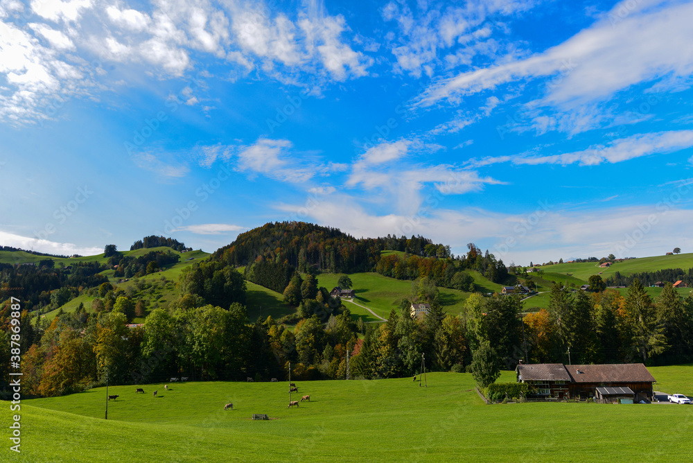 Herbststimmung im Kanton Appenzell Ausserrhoden / Schweiz
