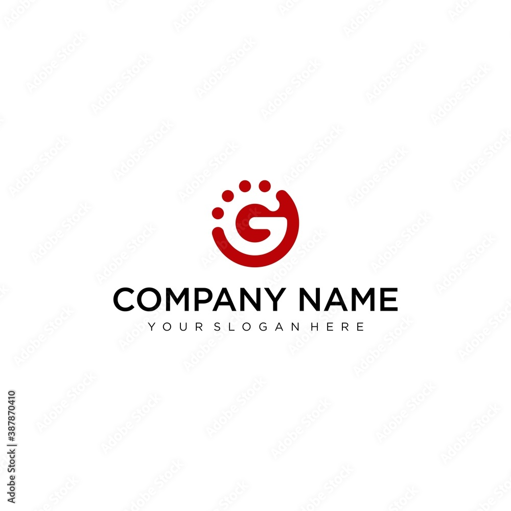 Letter G line logo design. Linear creative minimal monochrome monogram symbol. Universal elegant vector sign design. Premium business logotype. Graphic alphabet symbol for corporate business identity