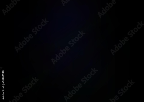 Dark Black vector abstract blurred pattern.