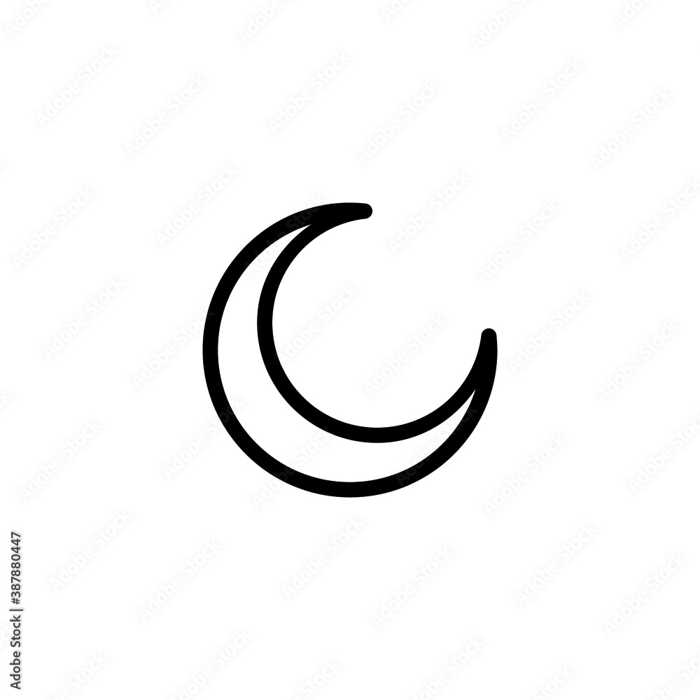 Moon icon, vector illustration. isolated moon icon on white background, moon icons graphic design vector symbols.
Moon icon, vector illustration. isolated moon icon on white background, moon icons graphic design vector symbols.