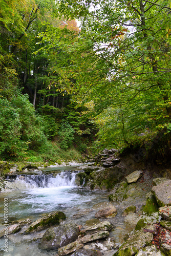 Thurfälle in Alt St. Johann im Kanton St. Gallen, Schweiz