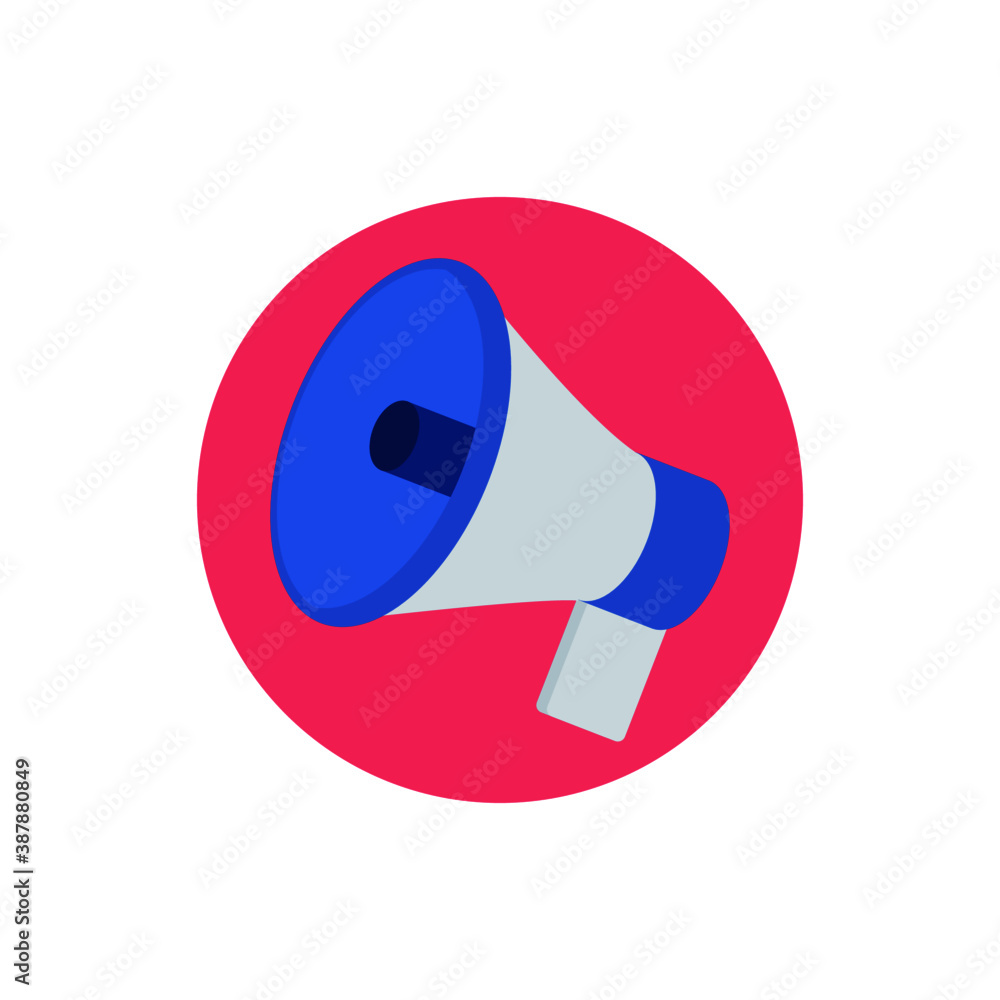 Megaphone Icon Vector Logo Design Template Megaphone Icon Vector Logo Design Template