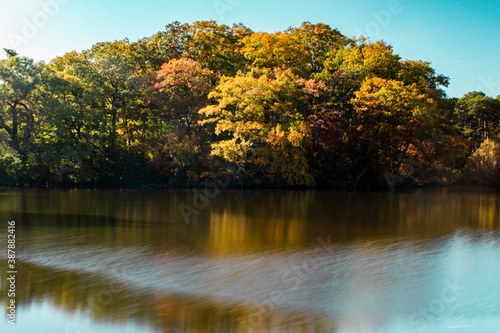 Fototapeta Naklejka Na Ścianę i Meble -  Autumn landscape reflection