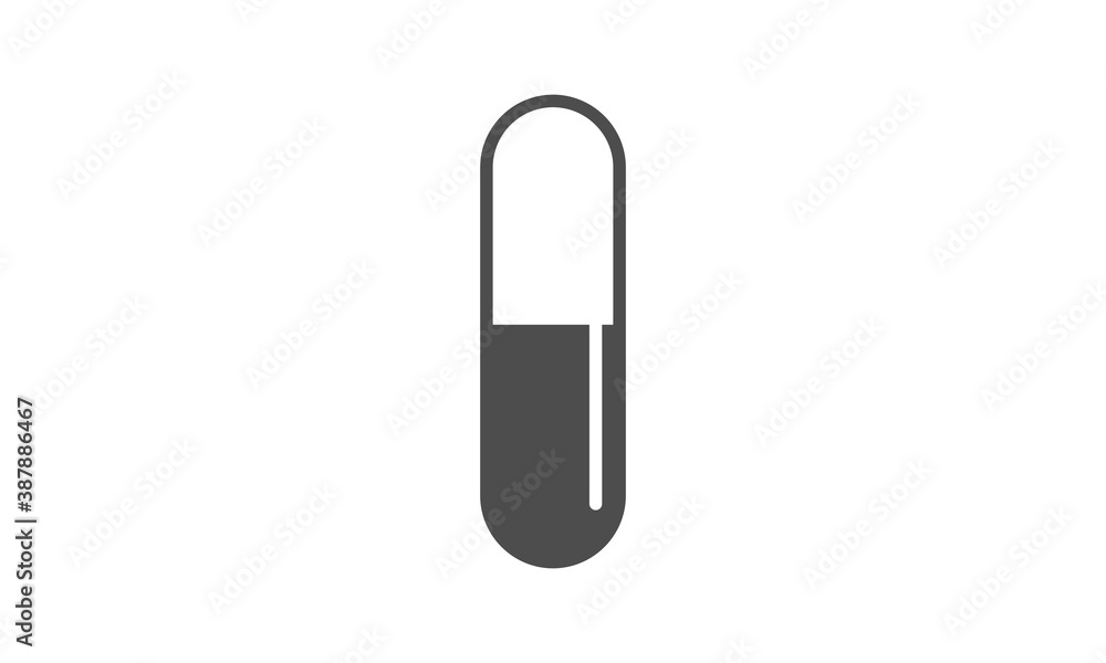 Capsule medicine illustration vector Capsule medicine illustration vector