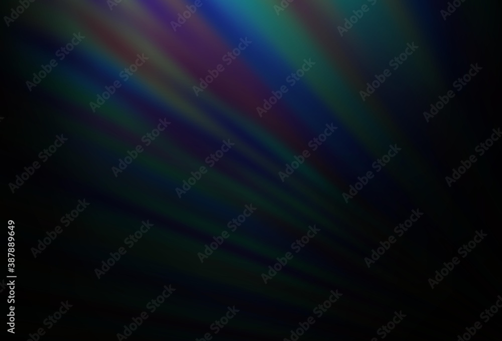 Fototapeta premium Dark BLUE vector template with repeated sticks.