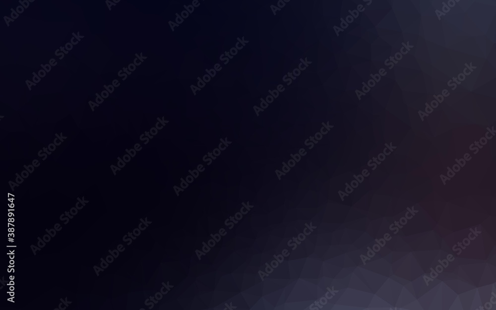 Dark BLUE vector shining triangular template. Dark BLUE vector shining triangular template.
