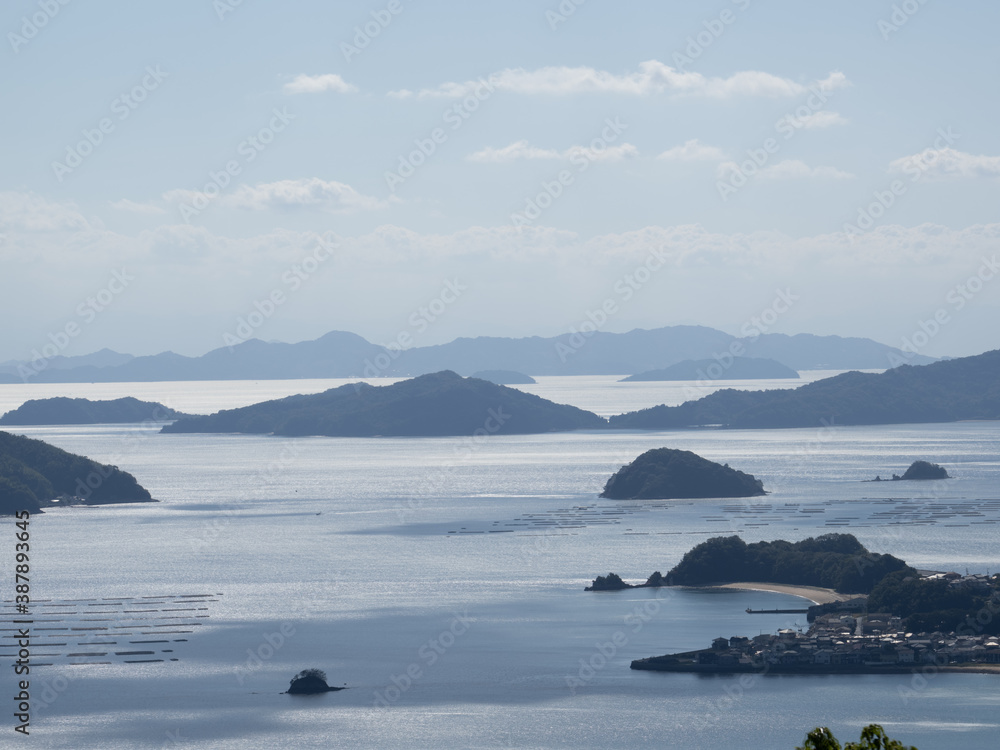 広島県呉方面から望む瀬戸内海 広島県呉方面から望む瀬戸内海