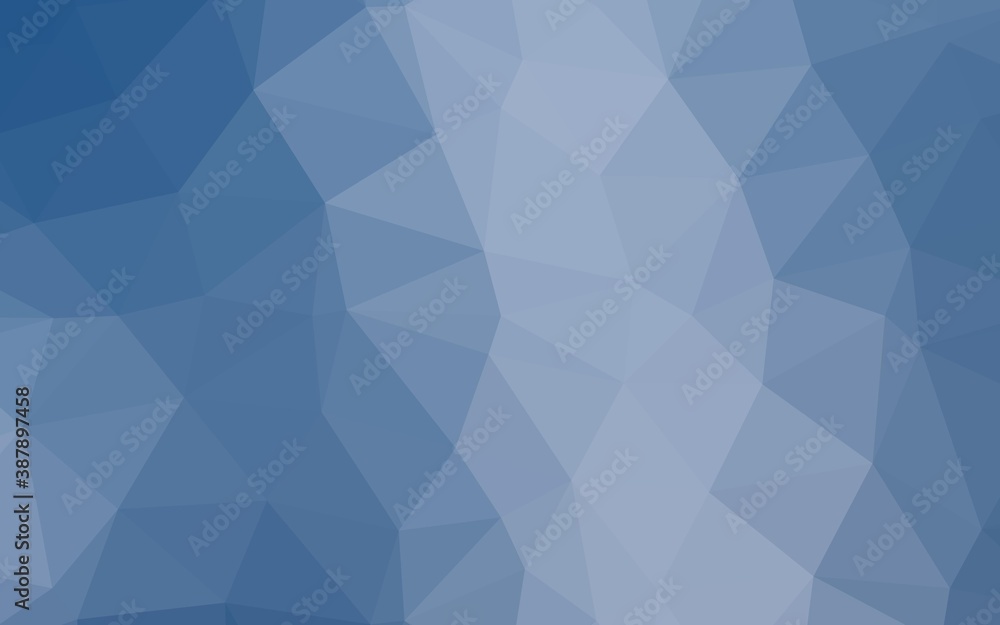 Light BLUE vector shining triangular background. Light BLUE vector shining triangular background.
