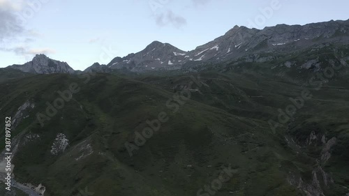 Landscape in the mountains, Switzerland