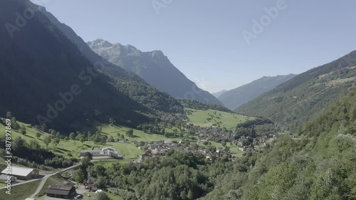 View of the mountains, canton of Ticino, Switzerland