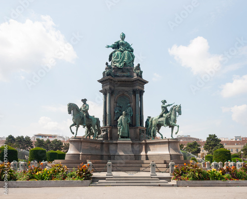 Monument to Austrian empress Maria Theresa in Vienna