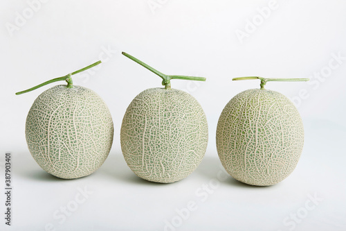 three melons in row