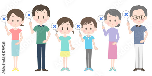 家族　三世代　不正解　セット