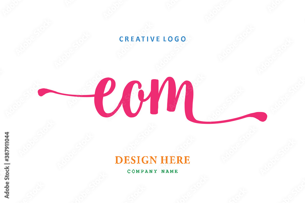 EOM lettering logo is simple, easy to understand and authoritativePrint EOM lettering logo is simple, easy to understand and authoritativePrint