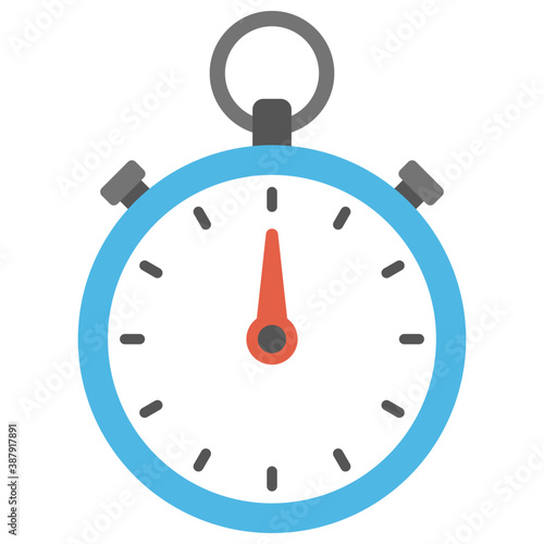 
A timepiece determining the amount of time when it is activated representing the concept of stop watch. 
