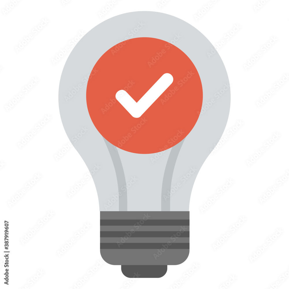 Flat icon design of a creative idea
Flat icon design of a creative idea