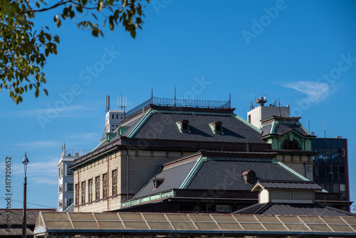 Mojiko Station, a Western-style building in Kitakyushu photo